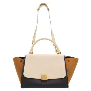 Celine Trapeze Tricolor Handbag Shoulder Bag